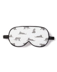 Monogrammed Pima Sleep Mask in Panthere de Luxe
