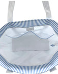 Pimlico Stripe Chambray Personalized TRVL Jumbo Tote
