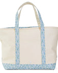 Hamptons Floral Trim TRVL Maxi Tote Coated Canvas