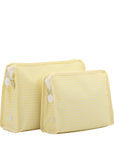 Gingham Buttercup TRVL Large Roadie Pouch Bag