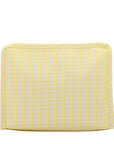 Gingham Buttercup TRVL Large Roadie Pouch Bag