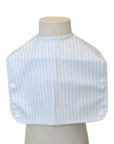 Pimlico Stripe Blue Wipeable Convertible Best Bib