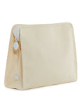 Natural Coated Canvas TRVL Large Roadie Pouch Bag
