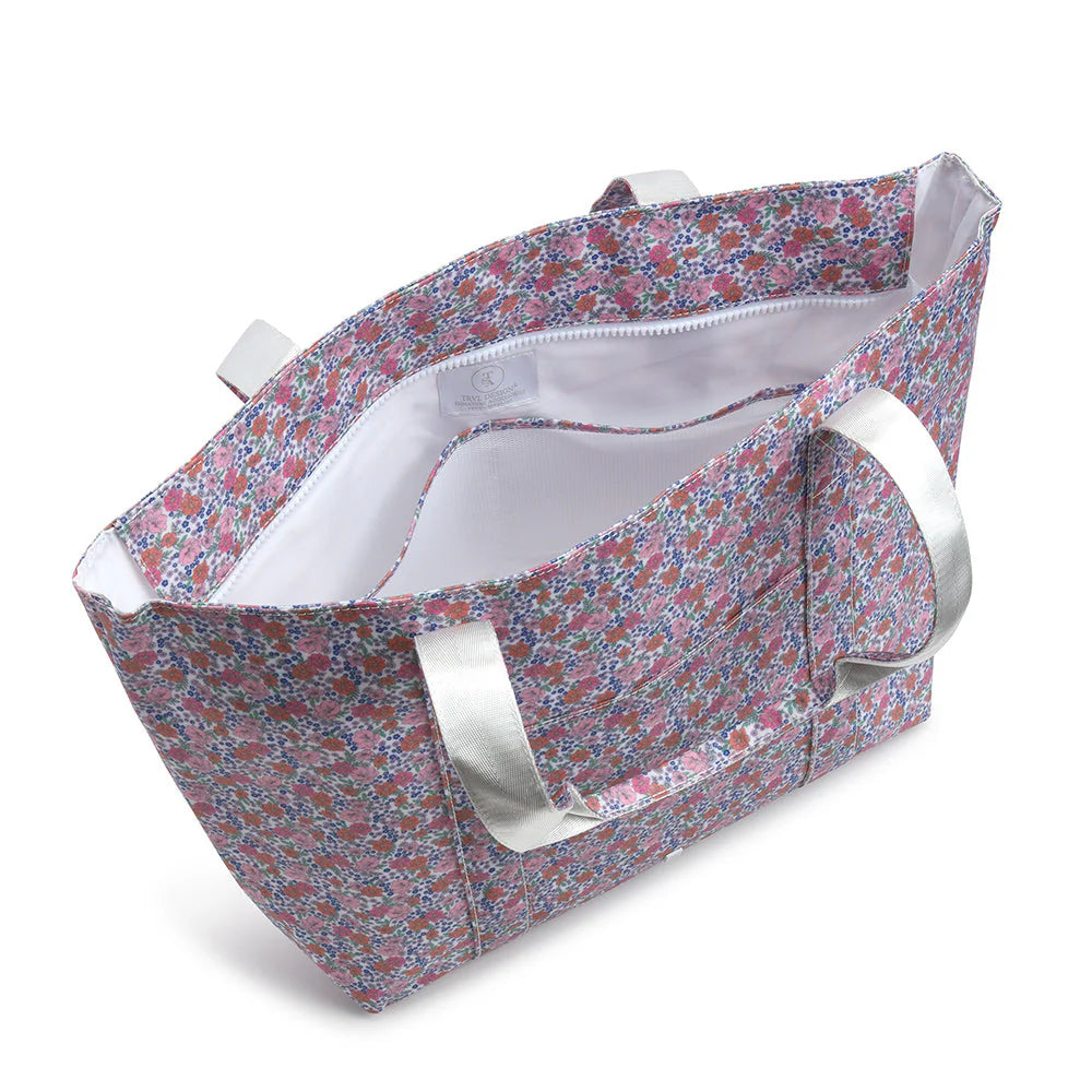 Pimlico Stripe Pink Personalized TRVL Jumbo Tote