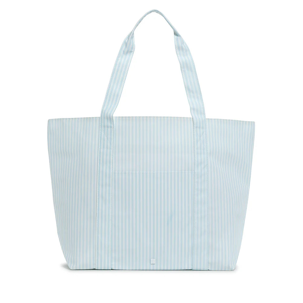 Pimlico Stripe Blue Personalized TRVL Jumbo Tote