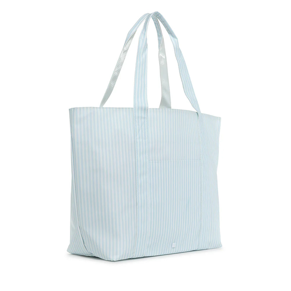 Pimlico Stripe Blue Personalized TRVL Jumbo Tote