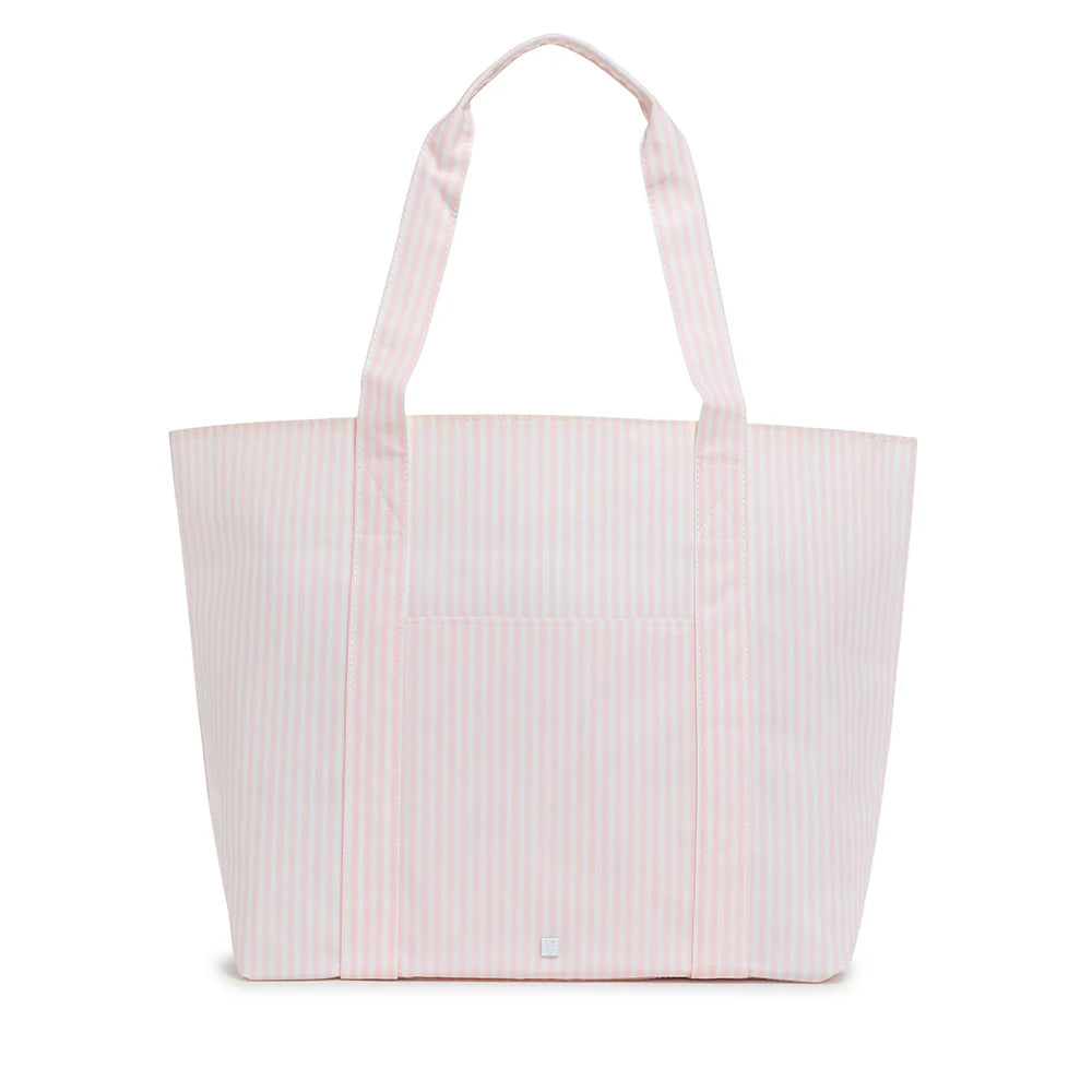 Pimlico Stripe Pink Personalized TRVL Jumbo Tote