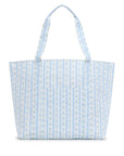Ribbon Floral Blue Personalized TRVL Jumbo Tote
