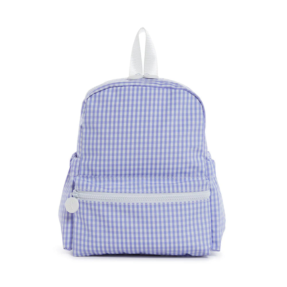 Gingham Lilac TRVL Mini Backer