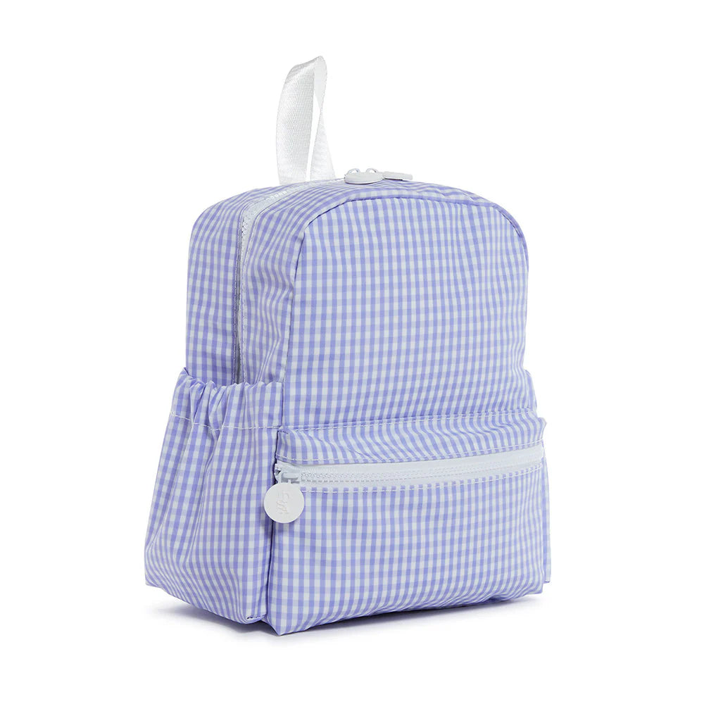 Gingham Lilac TRVL Mini Backer