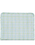 Classic Plaid Green TRVL Large Roadie Pouch Bag