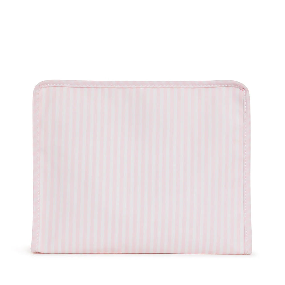 Pimlico Stripe Pink TRVL Large Roadie Pouch Bag
