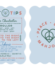 Mahjong Tile Shufflers (Set of 2): Hot Tips - Pink