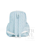 Petite Fleur Blue Full-Size Backpacker Backpack