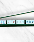Mahjong Racks & Pushers (Set of 4): Oak