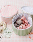 Gingham White TRVL Roundup Jewel Case