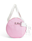 Coated Canvas Peony Pink Large Roll Duffel