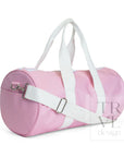 Coated Canvas Peony Pink Large Roll Duffel