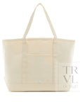 Natural Maxi Tote Coated Canvas