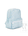 Petite Fleur Blue Mini Backer Backpack
