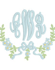 Monogrammed Paty Luxury Knit Newborn Diaper Cover