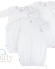 Monogrammed Paty Luxury Knit Newborn Gown