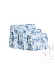 Cowboy Toile Large Roadie Pouch Bag