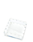 SCALLOP PHOTO TRAY - SMALL - WHITE
