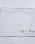 Pillowcase - Piping Edge Cotton: Pink trim / 12”x16”