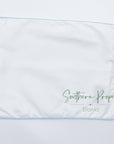 Pillowcase - Piping Edge Cotton: Pink trim / 12”x16”