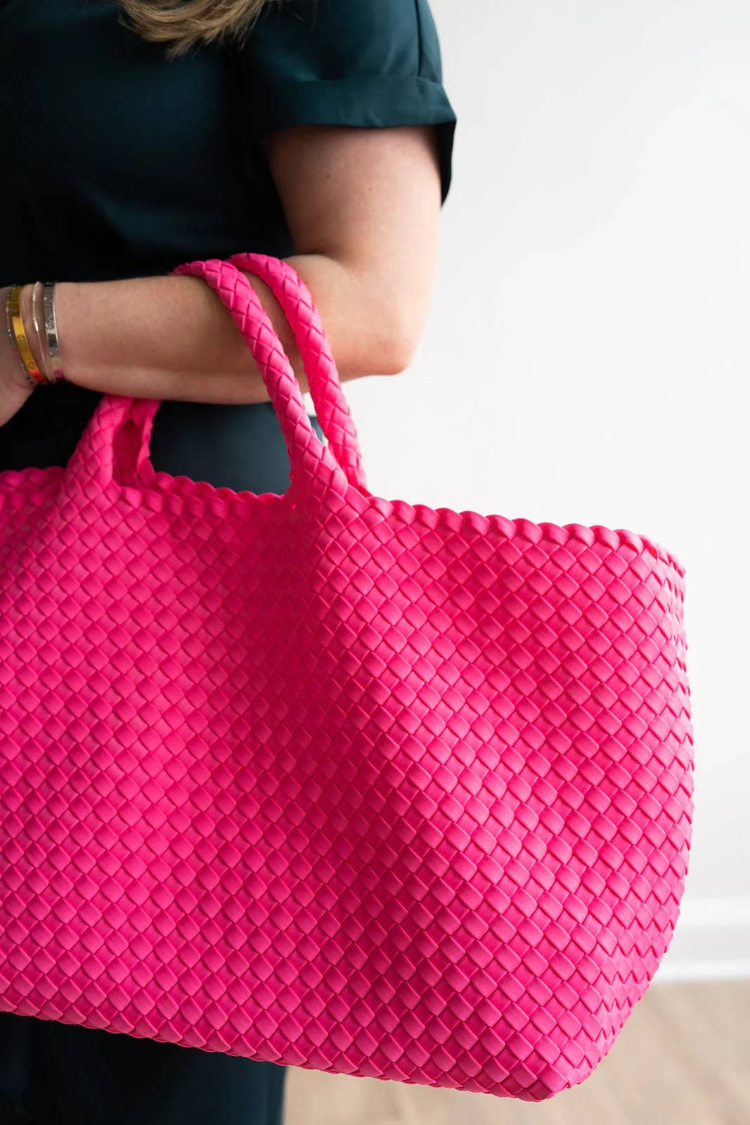 Woven Mahjong Carryall - 6 Colors: Cream