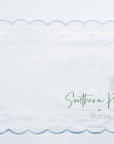 Pillowcase - Scalloped edge: Light Pink / 12”x 16”