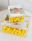 PHOTO BOX - 4" x 4" CLEAR: PHOTO BOX - 4" x 4" CLEAR