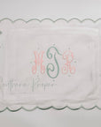 Pillowcase - Scalloped edge: Light Pink / 12”x 16”