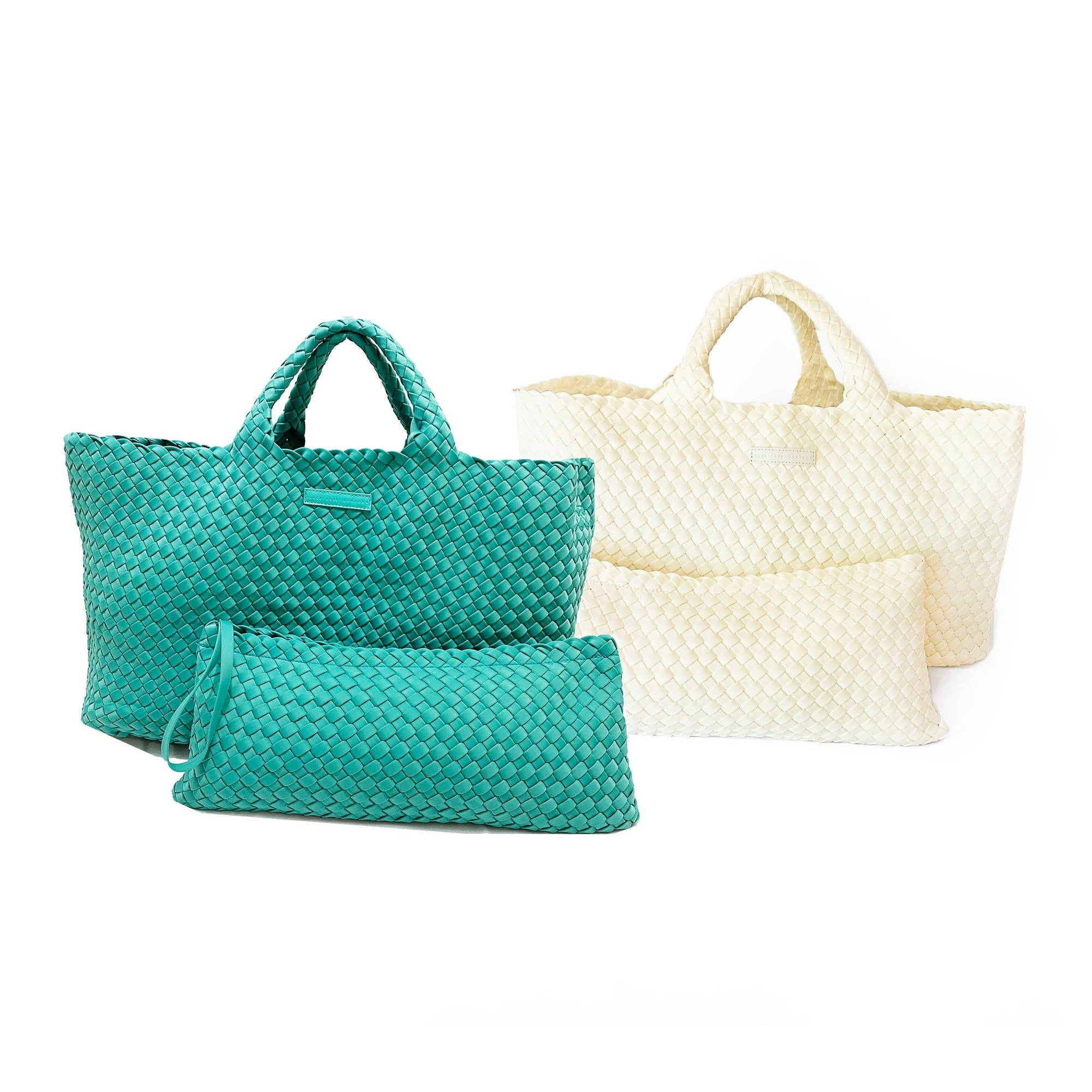 Woven Mahjong Carryall - 6 Colors: Chartreuse
