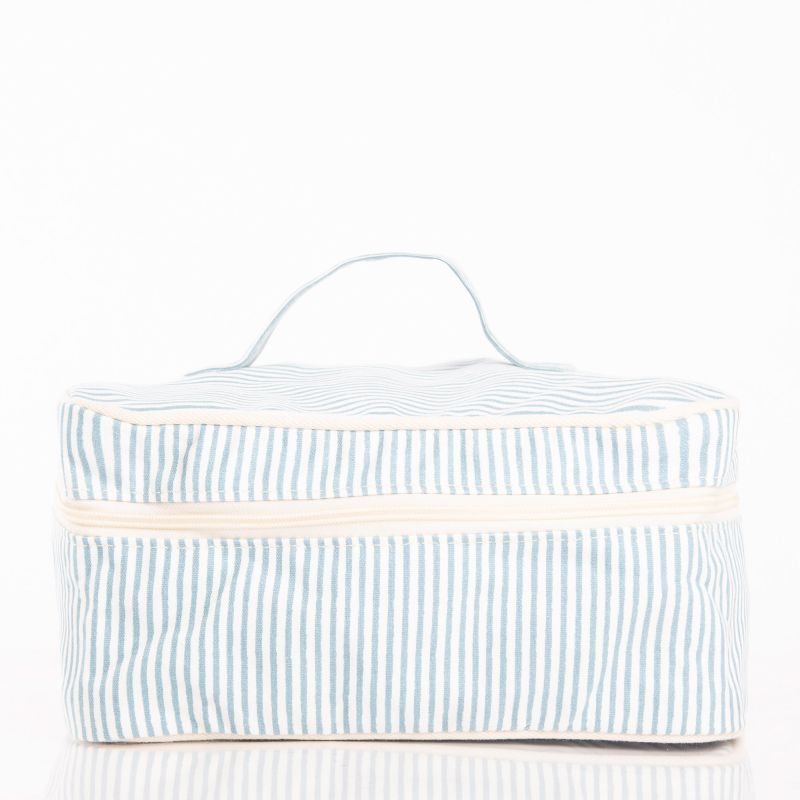 Personalized Canvas Stripes Train Case- More Colors!