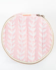 Personalized Block Print Round Case