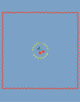 Mats: Light Aqua with Yellow & Pink