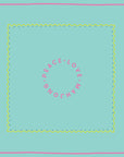 Mats: Light Aqua with Yellow & Pink