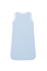 Monogrammed Blue Bubble Zipper Sack