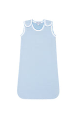 Monogrammed Blue Bubble Zipper Sack