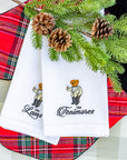 Personalized Tuxedo Bear Guest Towel
