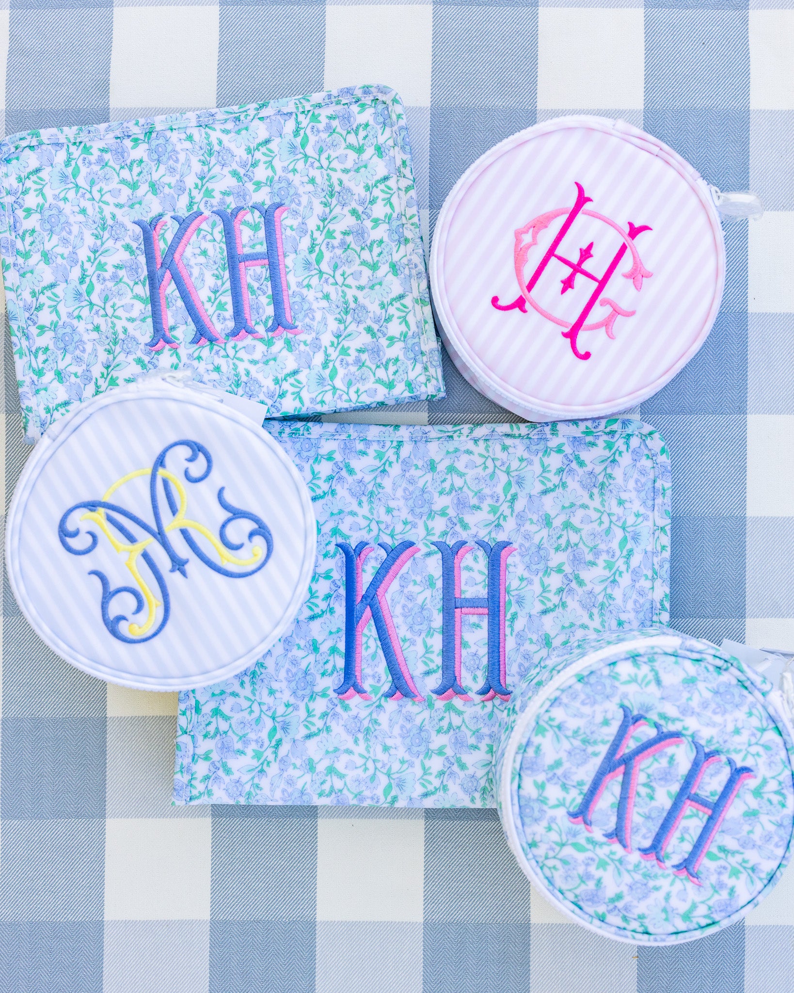 Pimlico Stripe Pink Personalized TRVL Jumbo Tote