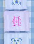 Pimlico Stripe Pink Medium Roadie Pouch