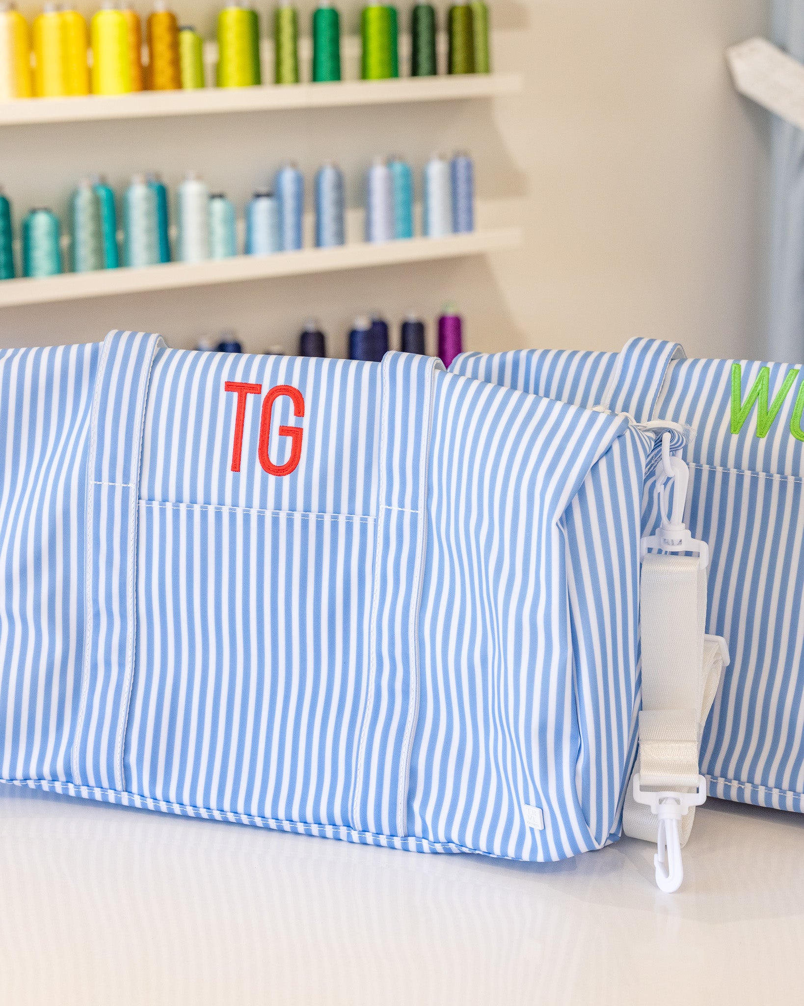 Pimlico Stripe Chambray Nap Mat