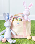 Bun Bun Bunny Toile Pink Stuffie Toy