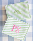 Pimlico Stripe Sage Large Roadie Pouch Bag