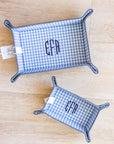 Men's Canvas Tray Set of 2- Coated Canvas Indigo