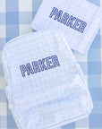 Pimlico Plaid Blue Full-Size Backpacker