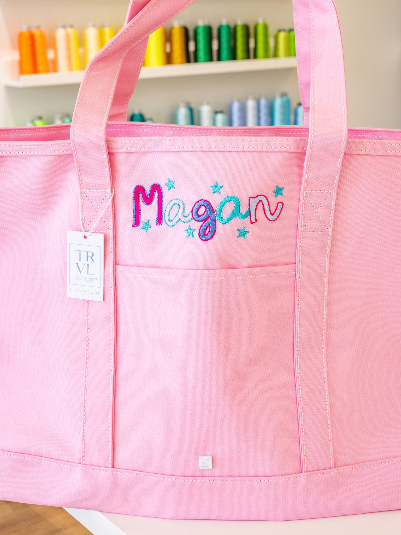 Peony Maxi Tote Coated Canvas